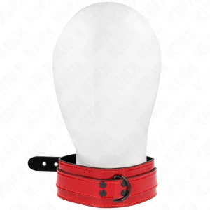 Kink Collar & GAG Weinrote Verstellbare Halskette Fetisch