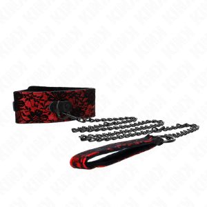 Kink Collar & GAG Kantenketting met riem van echt leer Kink Collar & GAG Kantenketting met riem van echt leer - Afbeelding 3