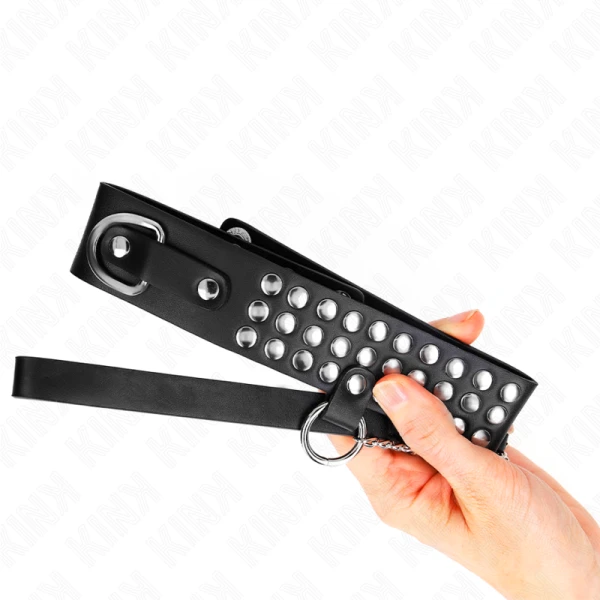 Kink Collar & GAG Halsketting met band glanzend verstelbaar