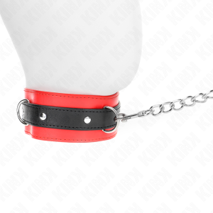 Kink Collar & GAG Halsband mit Gürtel rot Kink Collar & GAG Halsband mit Gürtel rot – Bild 2