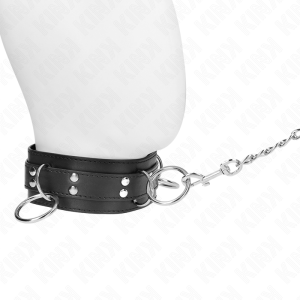 Kink Collar & GAG 3-Ring-Slavernij-Halsketting met Band Kink Collar & GAG 3-Ring-Slavernij-Halsketting met Band - Afbeelding 2