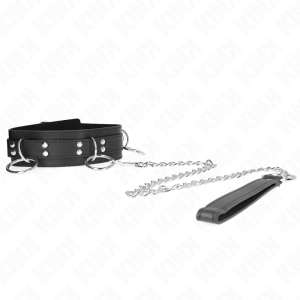 Kink Collar & GAG 3-Ring-Slavernij-Halsketting met Band Kink Collar & GAG 3-Ring-Slavernij-Halsketting met Band - Afbeelding 3