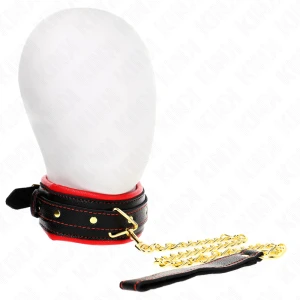 Kink Collar & GAG Halskette mit Schwammkunstlederband, verstellbar