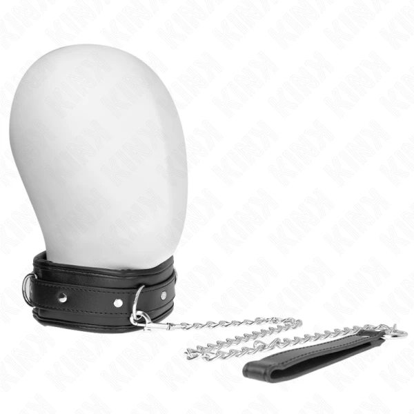 Kink Collar & GAG halsketting met sponskunstlederen band verstelbaar