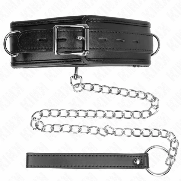 Kink Collar & GAG halsketting met sponskunstlederen band verstelbaar