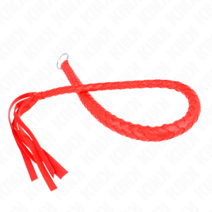 Kink Impact & Touch Schlangenpeitsche mit rotem Handring Kink Impact & Touch Schlangenpeitsche mit rotem Handring – Bild 5
