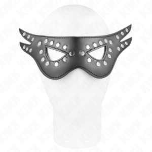 Kink Masked Allure oogmasker van kunstleer voor fetisjspelen Kink Masked Allure oogmasker van kunstleer voor fetisjspelen - Afbeelding 3