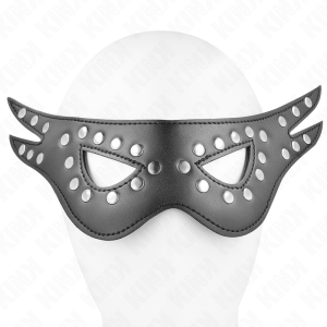 Kink Masked Allure oogmasker van kunstleer voor fetisjspelen Kink Masked Allure oogmasker van kunstleer voor fetisjspelen - Afbeelding 4