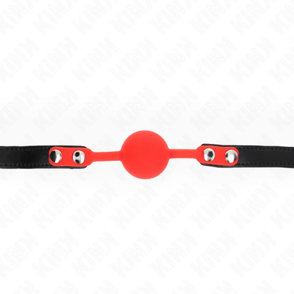 Kink Collar & GAG Siliconen balprop met slot