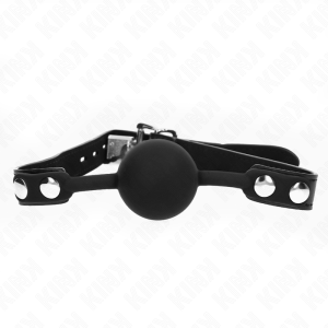 Kink Collar & GAG Siliconen balprop met slot Kink Collar & GAG Siliconen balprop met slot - Afbeelding 1