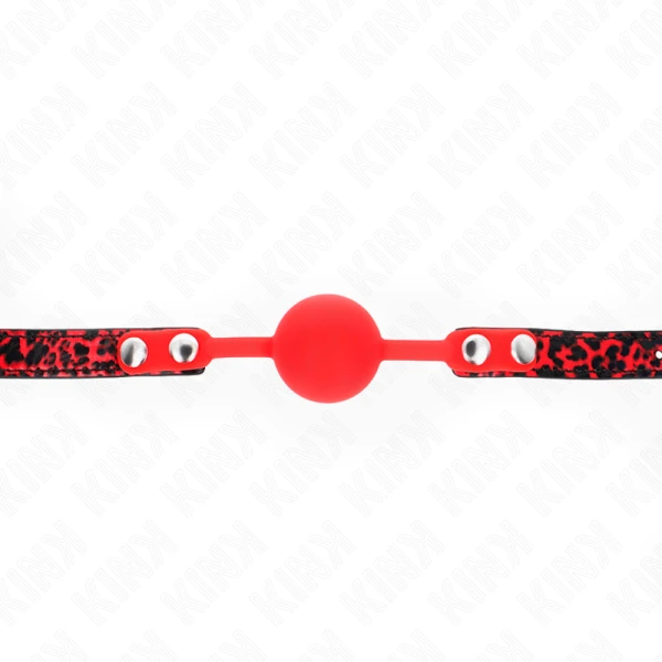 Kink Collar & GAG Silicone Ballgag met Riemen