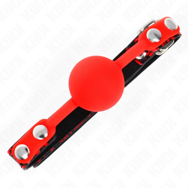 Kink Collar & GAG Silicone Ballgag met Riemen