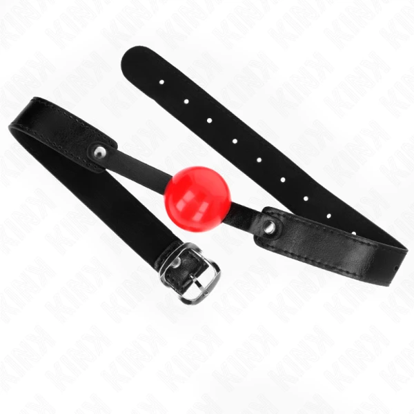 Kink Collar & GAG-bal knevel met verstelbare riem