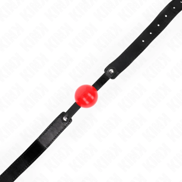 Kink Collar & GAG-bal knevel met verstelbare riem