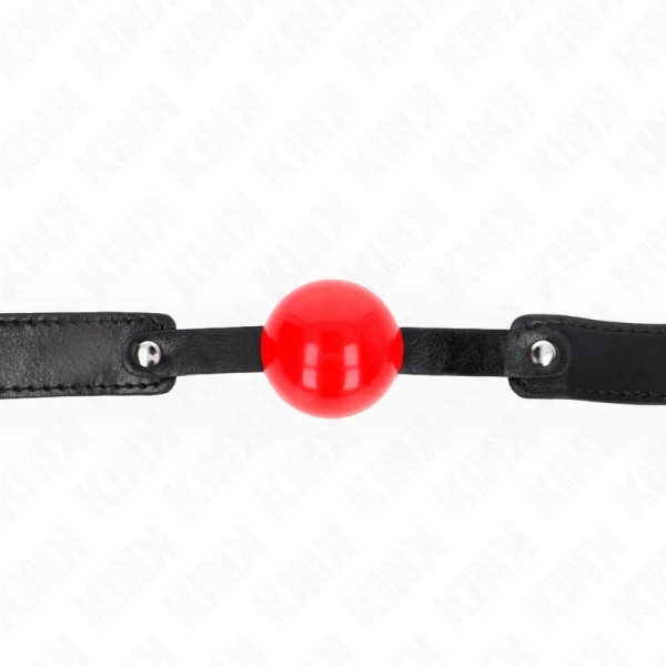 Kink Collar & GAG-bal knevel met verstelbare riem