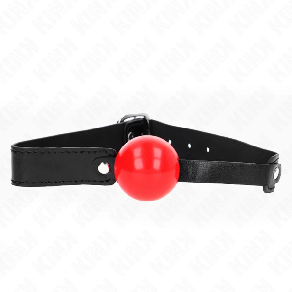 Kink Collar & GAG-bal knevel met verstelbare riem
