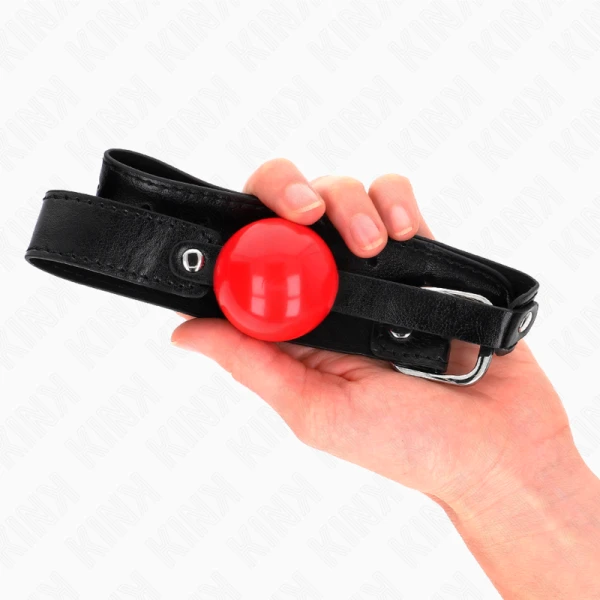 Kink Collar & GAG-bal knevel met verstelbare riem