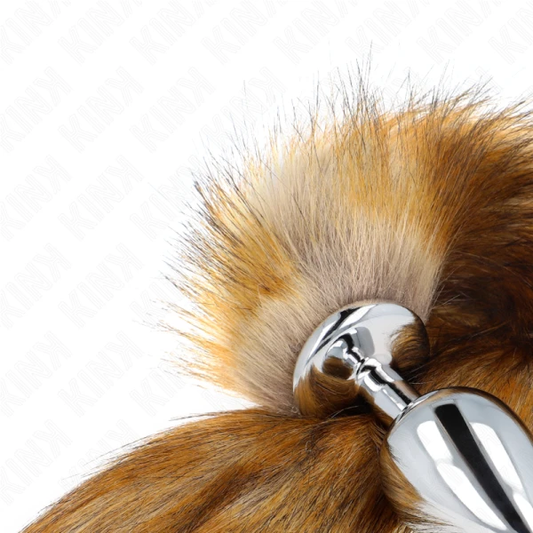 Kink Pleasure Plugs Anaalplug met kunststof staart maat L bruin Kink Pleasure Plugs Anaalplug met kunststof staart maat L bruin