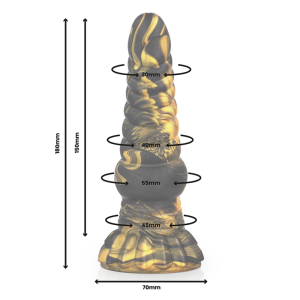 Epic Furias siliconen dildo met mythologisch ontwerp, 17,6 cm Epic Furias siliconen dildo met mythologisch ontwerp, 17,6 cm - Afbeelding 3