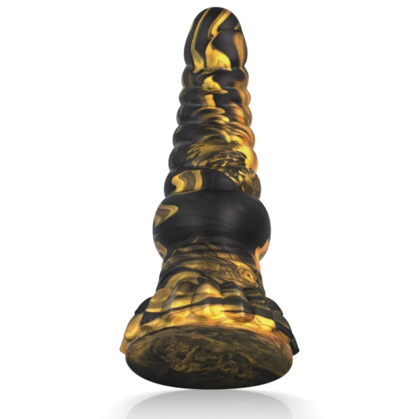 Epic Furias siliconen dildo met mythologisch ontwerp, 17,6 cm