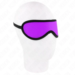 Kink Masked Allure Schuppentextur-Augenmaske mit violettem Rand
