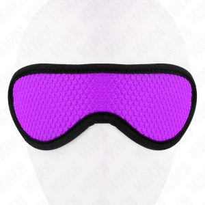 Kink Masked Allure Schubbenstructuur-oogmasker met paarse rand Kink Masked Allure Schubbenstructuur-oogmasker met paarse rand - Afbeelding 4