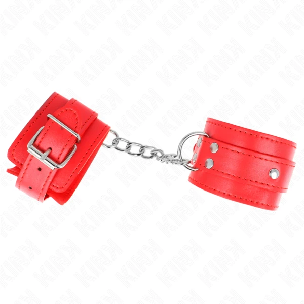 Kink Wrist Restraint 3-D-Ring-Polsbandage verstelbaar rood