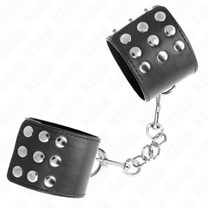 Kink Wrist Restraint Polsboei met druksluiting Zwart Kink Wrist Restraint Polsboei met druksluiting Zwart - Afbeelding 3