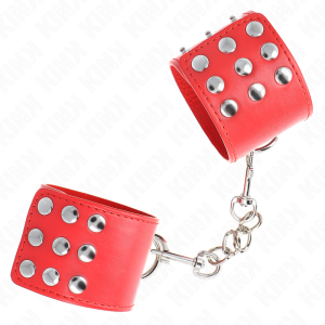 Kink Wrist Restraint Handgelenkfessel mit Druckverschluss rot verstellbar Kink Wrist Restraint Handgelenkfessel mit Druckverschluss rot verstellbar – Bild 3