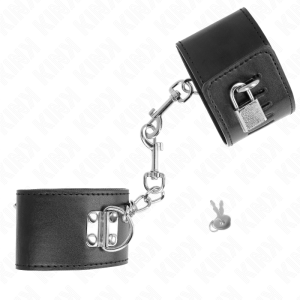 Kink Wrist Restraint handboei met hangslot zwart Kink Wrist Restraint handboei met hangslot zwart - Afbeelding 3