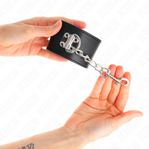 Kink Wrist Restraint handboei met hangslot zwart Kink Wrist Restraint handboei met hangslot zwart - Afbeelding 4