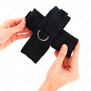Kink Wrist Restraint Kruisboeien Zwart Kink Wrist Restraint Kruisboeien Zwart - Afbeelding 2
