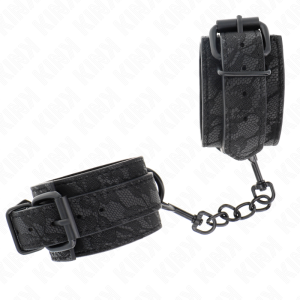 Kink Wrist Restraint Handgelenkmanschette met donker kant verstelbaar zwart Kink Wrist Restraint Handgelenkmanschette met donker kant verstelbaar zwart - Afbeelding 3