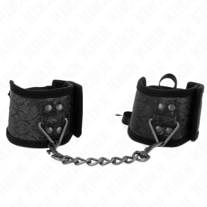Kink Wrist Restraint Polsboeien met kantdetails zwart Kink Wrist Restraint Polsboeien met kantdetails zwart - Afbeelding 2