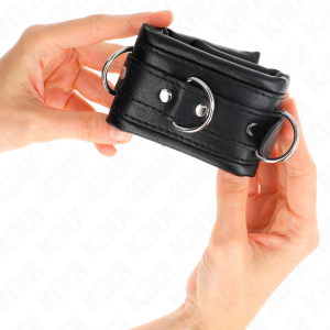 Kink Wrist Restraint schwere Handgelenksfesseln mit Pelzfutter Kink Wrist Restraint schwere Handgelenksfesseln mit Pelzfutter – Bild 4