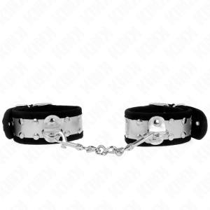 Kink Wrist Restraint dunne handboeien voor polsen Zwart/zilver Kink Wrist Restraint dunne handboeien voor polsen Zwart/zilver - Afbeelding 2