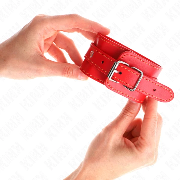 Kink Wrist Restraint dunne polsboeien rood verstelbaar Kink Wrist Restraint dunne polsboeien rood verstelbaar