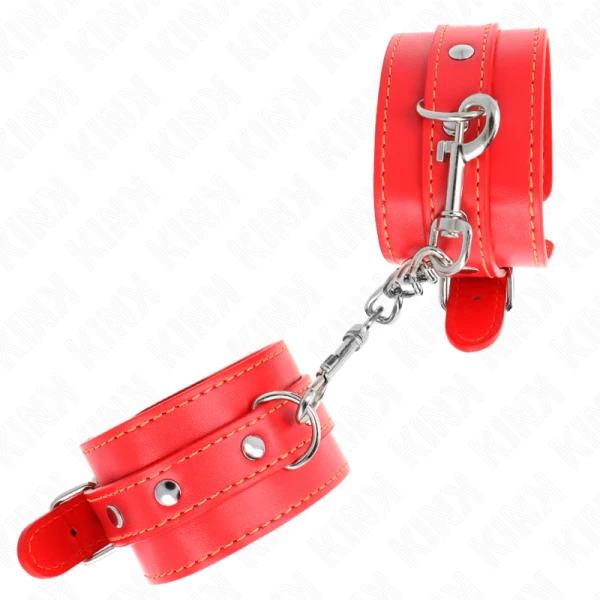 Kink Wrist Restraint dunne polsboeien rood verstelbaar Kink Wrist Restraint dunne polsboeien rood verstelbaar