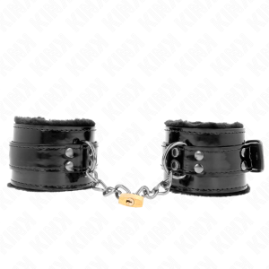 Kink Wrist Restraint verstelbare handboeien met koperen slot Kink Wrist Restraint verstelbare handboeien met koperen slot - Afbeelding 2