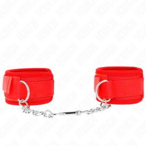 Kink Wrist Restraint Neopren-Polsbandage rood Kink Wrist Restraint Neopren-Polsbandage rood - Afbeelding 2