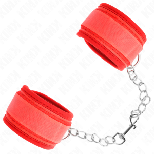 Kink Wrist Restraint Neopren-Polsbandage rood Kink Wrist Restraint Neopren-Polsbandage rood - Afbeelding 3