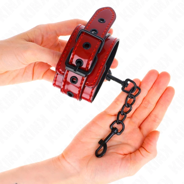Kink Wrist Restraint Polsboeien donkerrood