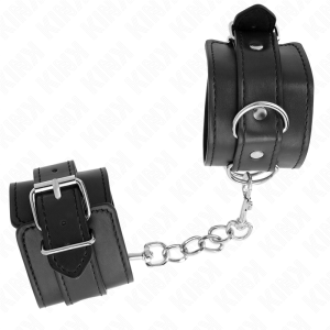 Kink Wrist Restraint Polsboeien van leer zwart verstelbaar Kink Wrist Restraint Polsboeien van leer zwart verstelbaar - Afbeelding 3
