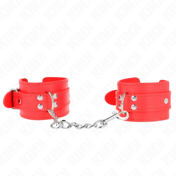 Kink Wrist Restraint eenvoudige handboeien rood verstelbaar Kink Wrist Restraint eenvoudige handboeien rood verstelbaar
