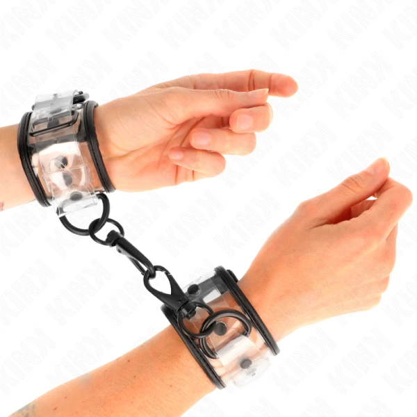 Kink Wrist Restraint Transparante Polsboeien verstelbaar