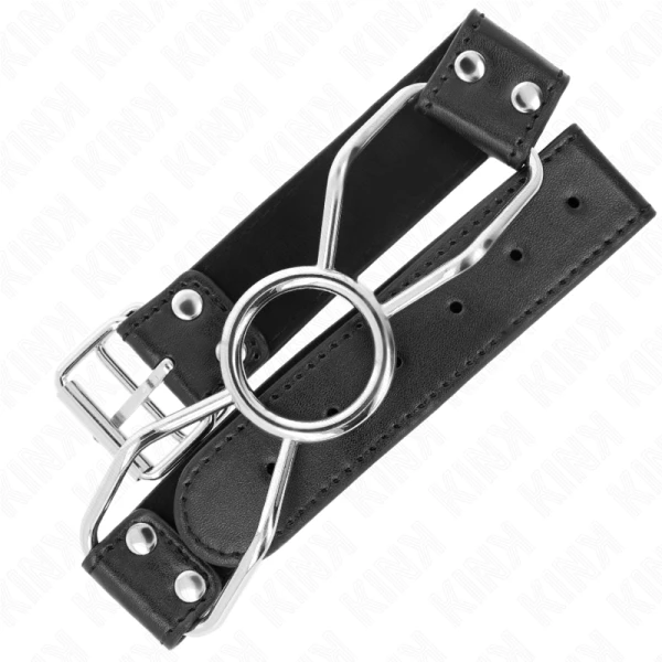 Kink Collar & GAG Spider Mouth GAG Knebel maat S