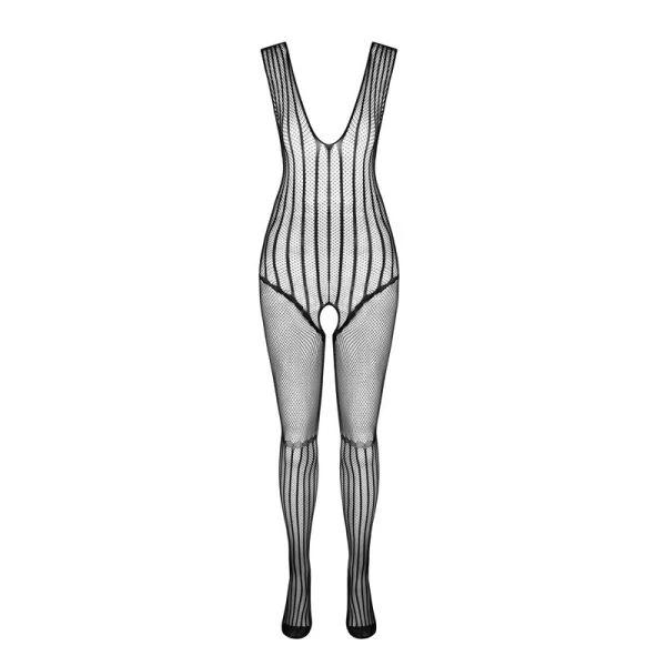Passion Woman Bodystockings Net-bodystocking met kant rood één maat