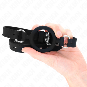 Kink Collar & GAG Siliconen-ringknevel met verstelbare riem Kink Collar & GAG Siliconen-ringknevel met verstelbare riem - Afbeelding 3