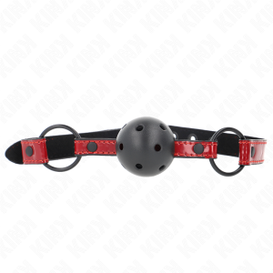 Kink Collar & GAG Knevelset met kunstlederen bal en verstelbare riemen Kink Collar & GAG Knevelset met kunstlederen bal en verstelbare riemen - Afbeelding 1