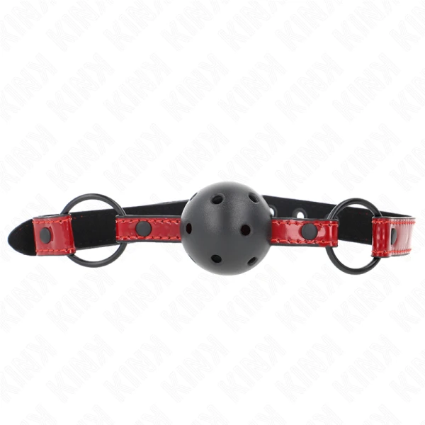 Kink Collar & GAG Knevelset met kunstlederen bal en verstelbare riemen